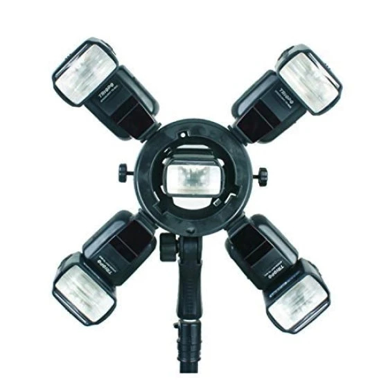 Triopo S-Type Bowens Mount Bracket Multi Shoe for Godox V1 Flash Softbox