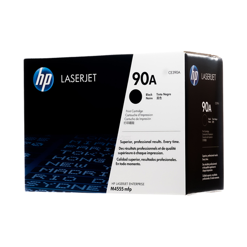HP 90A Black Original LaserJet Toner Cartridge (CE390A)