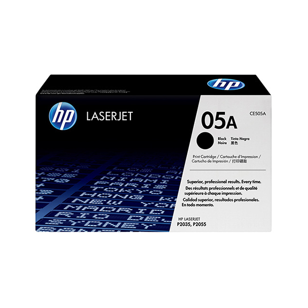 HP 05A Black Original LaserJet Toner Cartridge (CE505A)