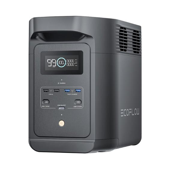 EcoFlow DELTA 2 BLACK E980 – Portable Power Station (980Wh, 500W) with FREE GIFTS – EFE980-UK