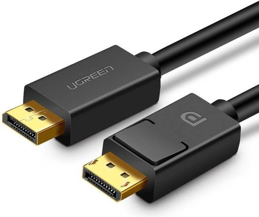 UGREEN DP102 10212 Display Port to Display Port 4K @60Hz Gold-Plated Connector 3 Meters Cable Length – Black