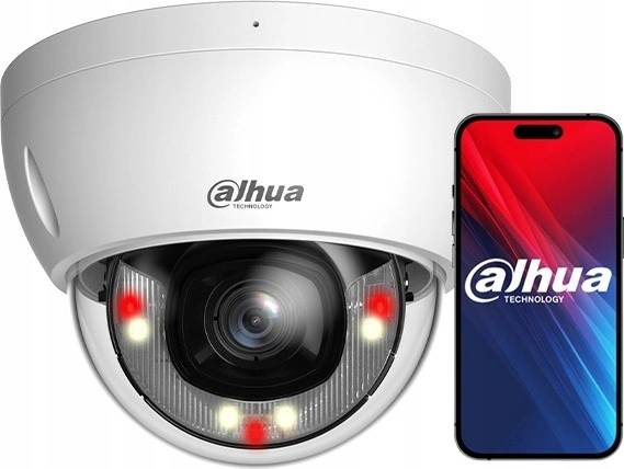 Dahua 4MP Smart Dual Light Fixed-focal Dome WizSense Network Camera – IPC-HDBW2449E-S-IL