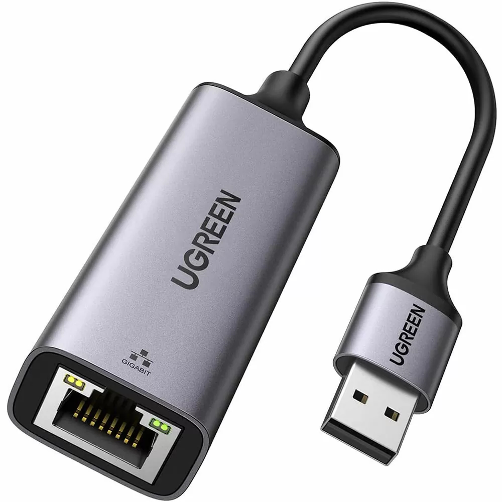 UGREEN USB 3.0 to RJ45 Gigabit Ethernet Adapter – CM209 50922 – Gray
