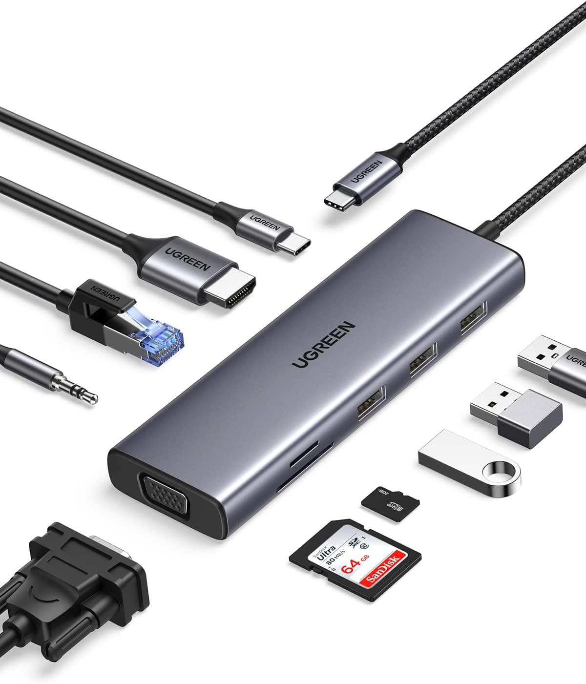 UGREEN USB-C 10-in-1 Docking Station