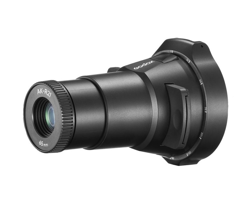 Godox AK-R21 Projection Attachment Kit for Round-Head Flashes