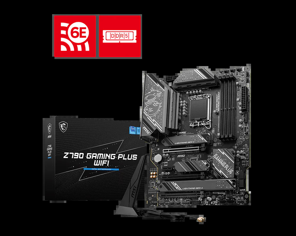 MSI Z790 GAMING PLUS WIFI Gaming Desktop Motherboard