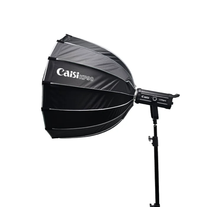 Caisi KP-90 Softbox – 90cm Deep Parabolic with Grid and Two Diffusers