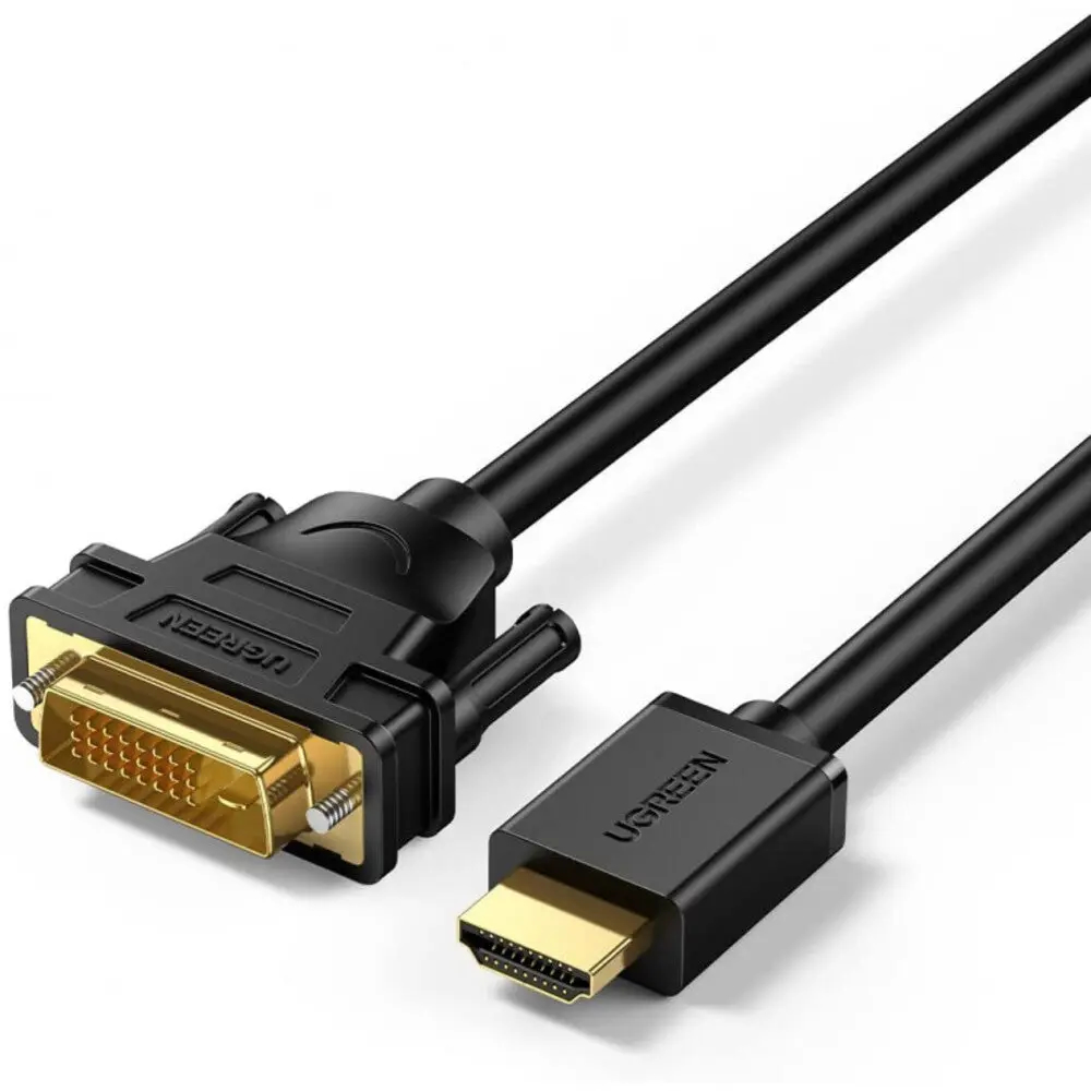 UGREEN 2M HDMI to DVI Bi-Directional DVI-D 24+1 1080P Full HD Cable (10135)