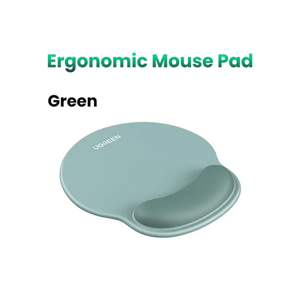 UGREEN LP668 25243 Ergonomic Mouse Pad – Green (22x 24.5cm)