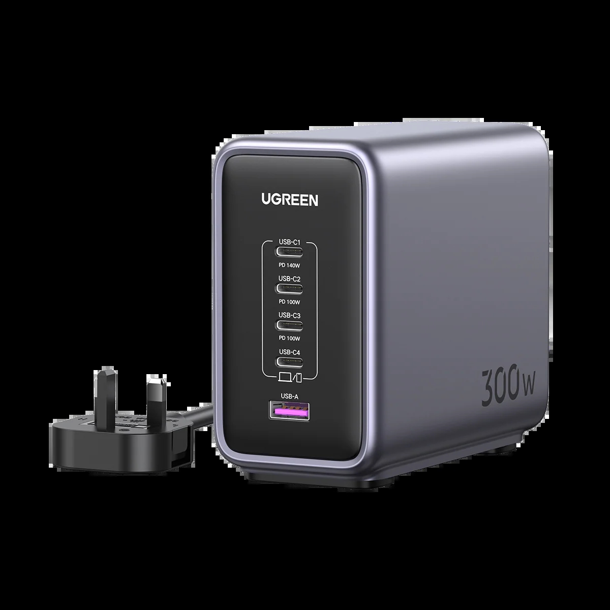UGREEN 300W Nexode PD GaN Fast Charging Station UK CD333 90904B