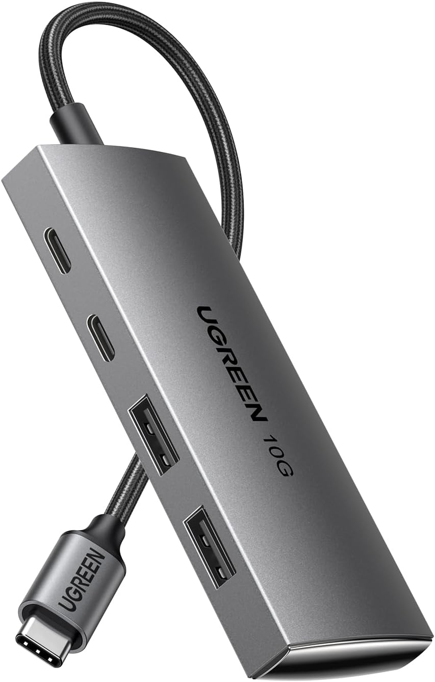 UGREEN CM480 30758 USB-C Hub 4-Port USB 3.2 10Gbps Data Hub with 2 USB-C & 2 USB-A