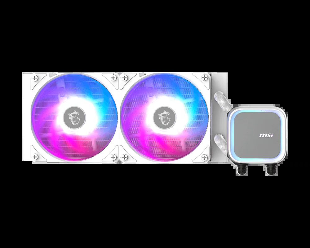 MSI MAG CORELIQUID A13 240 ARGB CPU Liquid Cooler – WHITE