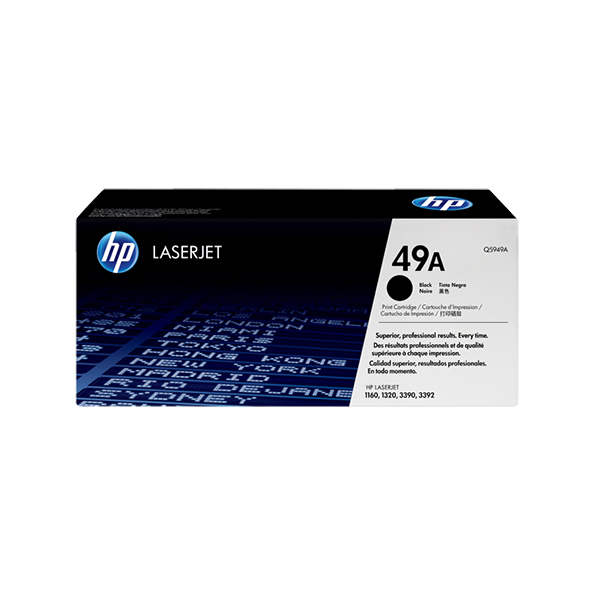 HP 49A Black Original LaserJet Toner Cartridge (Q5949A)