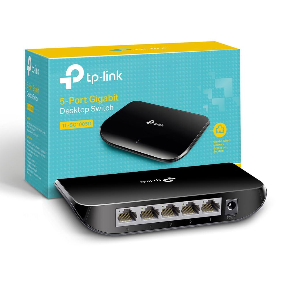 TP-LINK 5PORT GIGABIT NETWORK SWITCH TL-SG1005D