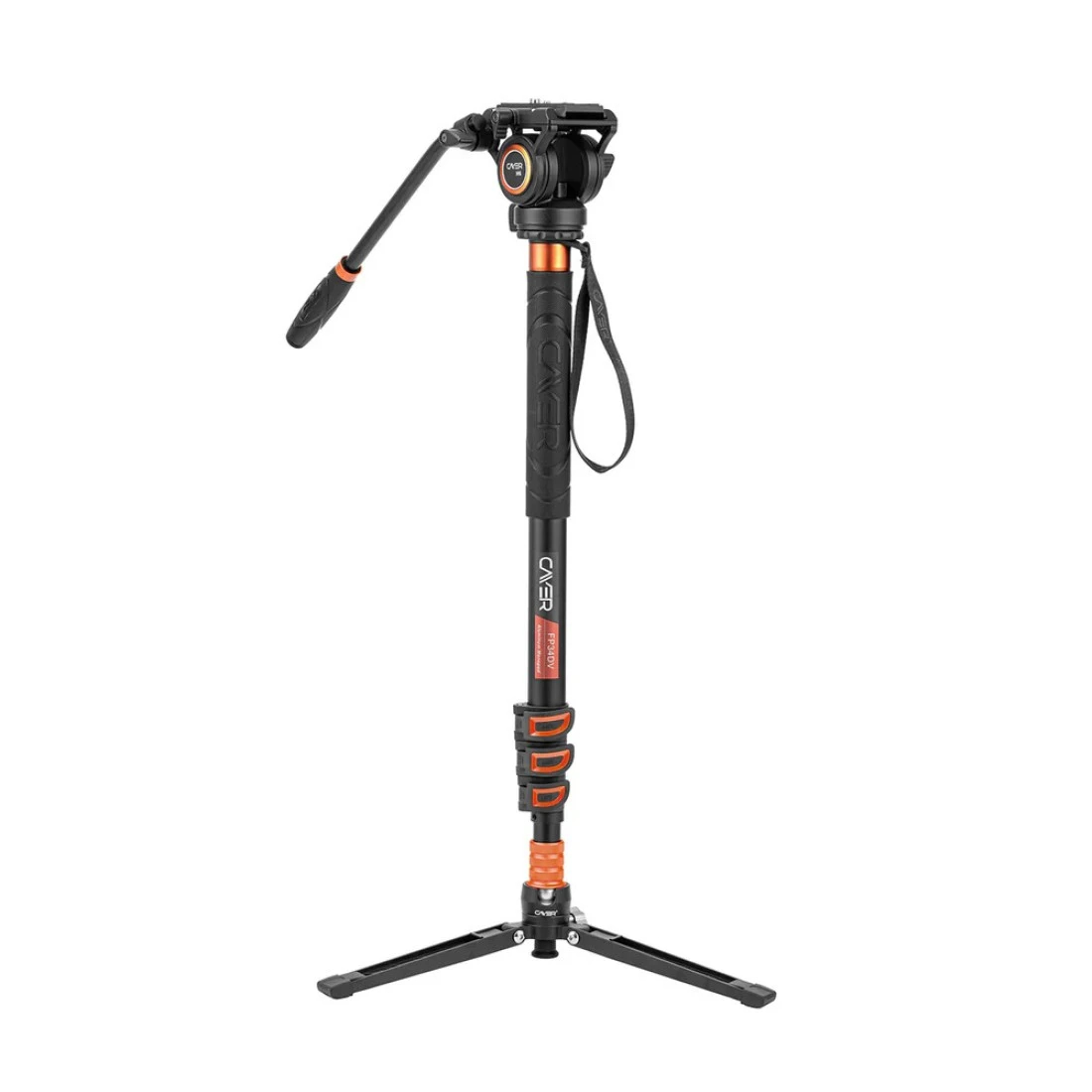 Cayer Aluminum Video Monopod with H6 Fluid Head FP3DV4