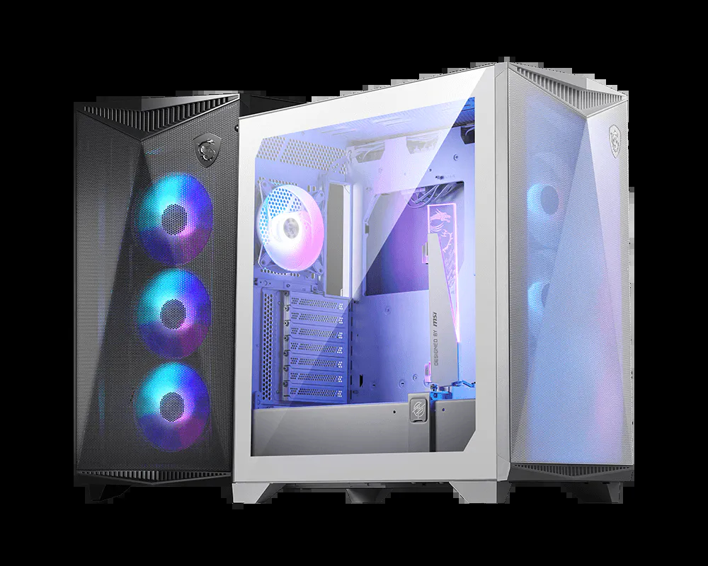 MSI MPG GUNGNIR 300R AIRFLOW Gaming Desktop Case – WHITE