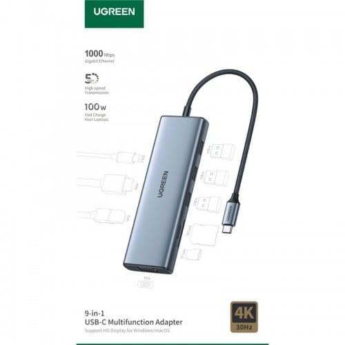 UGREEN 9-in-1 USB C Multifunctional Docking Station