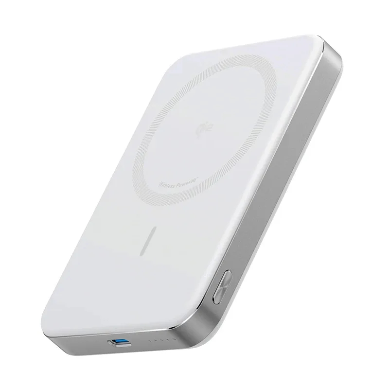 Anker MagGo Ulta-Slim Magnetic Power Bank (10,000 mAh, 30W USB-C Charging, 15W MagSafe) – A1664H21 – White