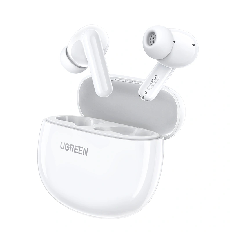UGREEN HiTune P3 True Multi Device Wireless Earbuds With Noise Cancellation WS207 45110-Connect Two Devices At The Same Time (White)
