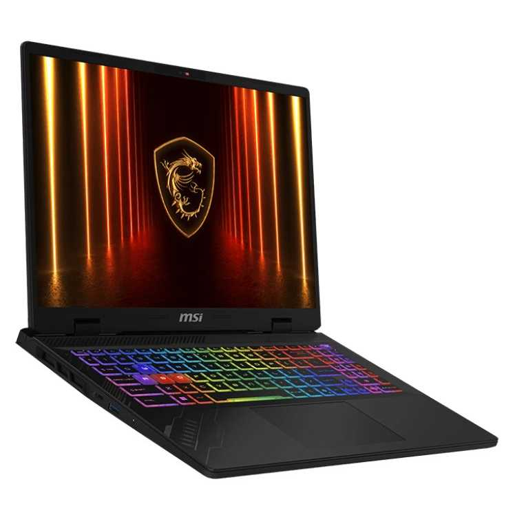 MSI Crosshair 16 HX AI D2XWGKG 16″ 240Hz QHD+ Gaming Laptop Intel Core Ultra 9 275HX 2.7 GHz 32GB DDR5-5600 1 TB NVMe Gen4 SSD 16.0 WQXGA (2560 × 1600) 240Hz refresh rate 8GB NVIDIA GeForce RTX 5070